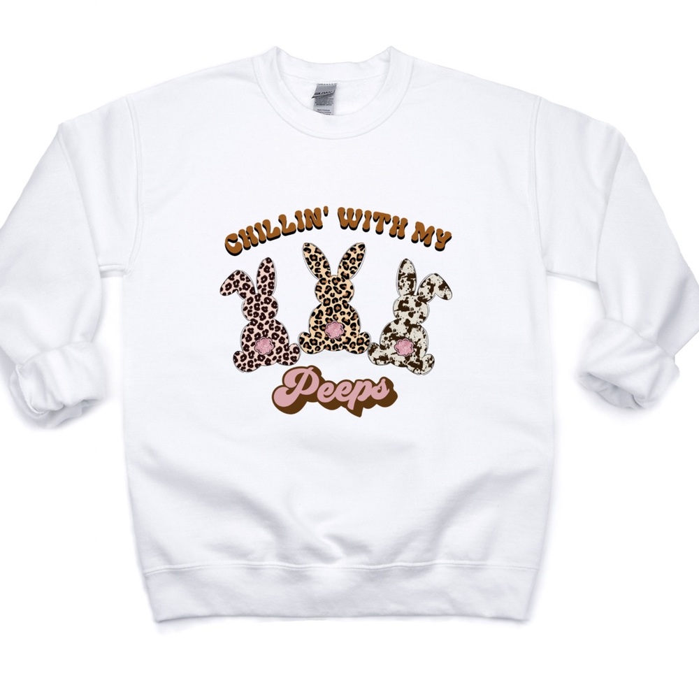 Easter Bunny Custom Made Crewneck Sweater
